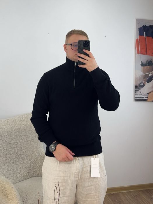 Мужская кофта полузамок Zip H&M