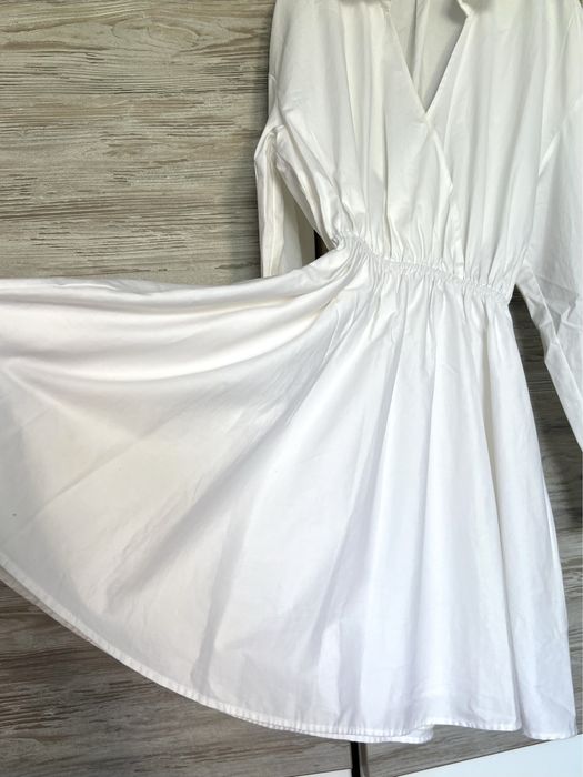Біла сукня/плаття ZARA (легка,повітряна,стильна)