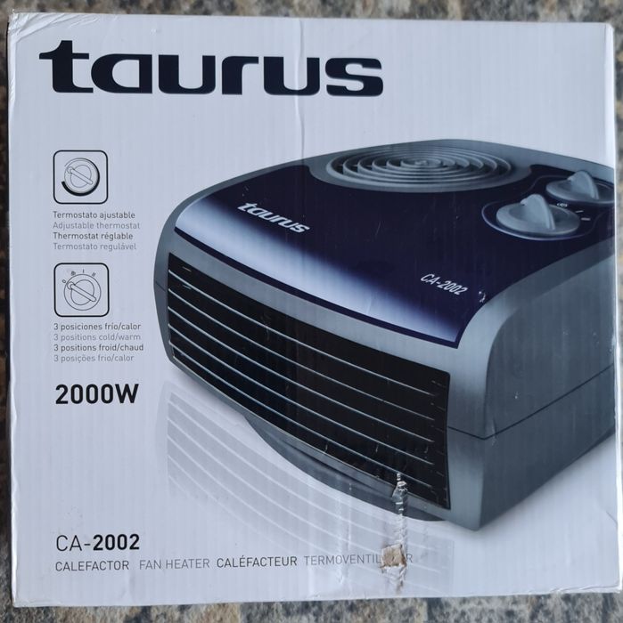 Termowentylator Farelka 200W TAURUS - NOWY!