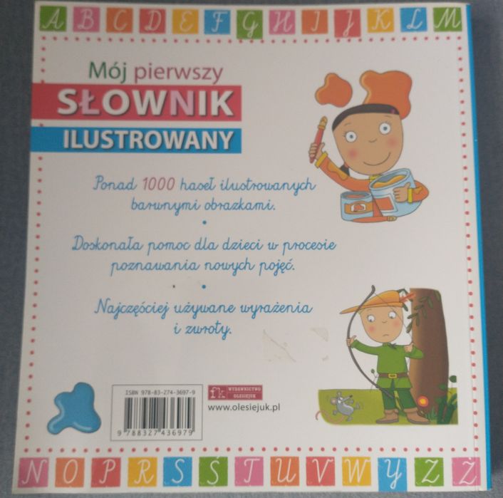 Książka dla dzieci - mój pierwszy słownik ilustrowany