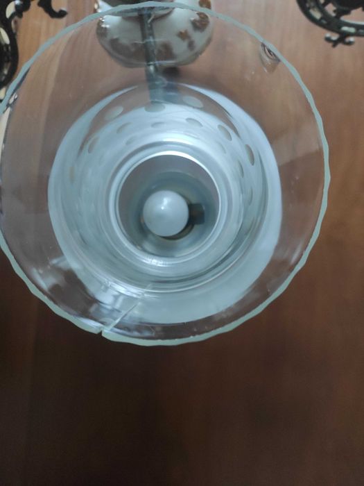 Candeeiro antigo de porcelana