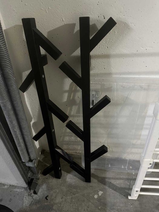 TJUSIG Cabide, preto, 78 cm