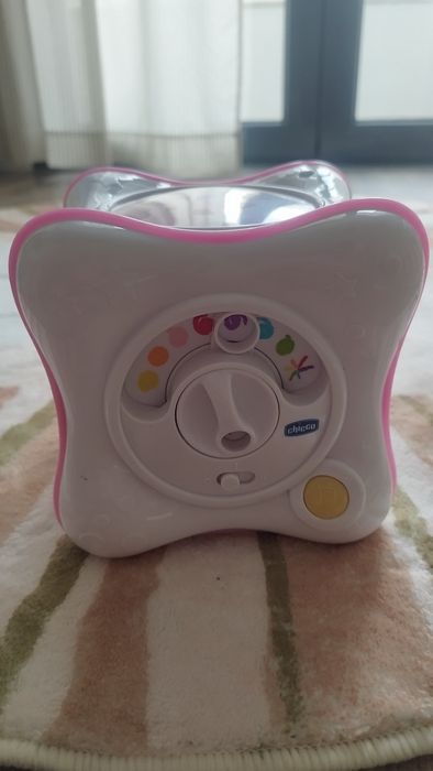 Projetor Chicco Rainbow Cubo Rosa