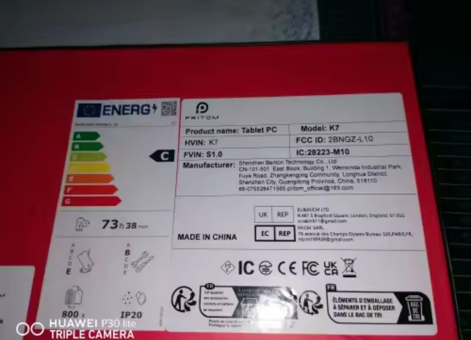 New tablet in box with leather case446401056406261763