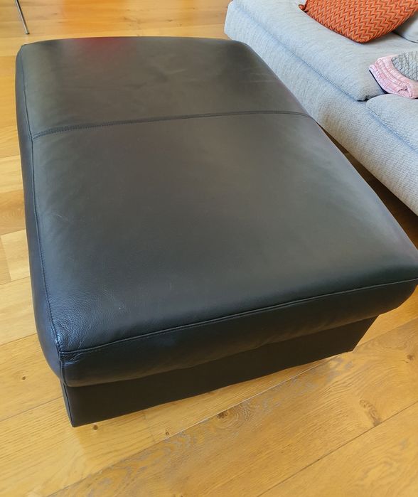 Repousa pés em pele Vimle Ikea