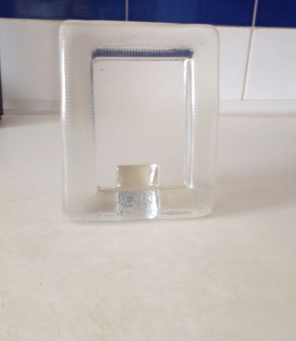 Moldura VINTAGE em vidro maciço e transparente