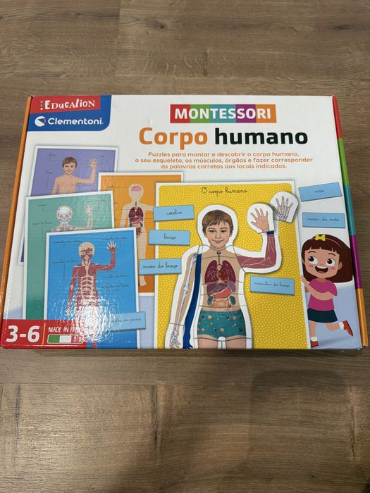 Jogo Corpo Humano Mentessori