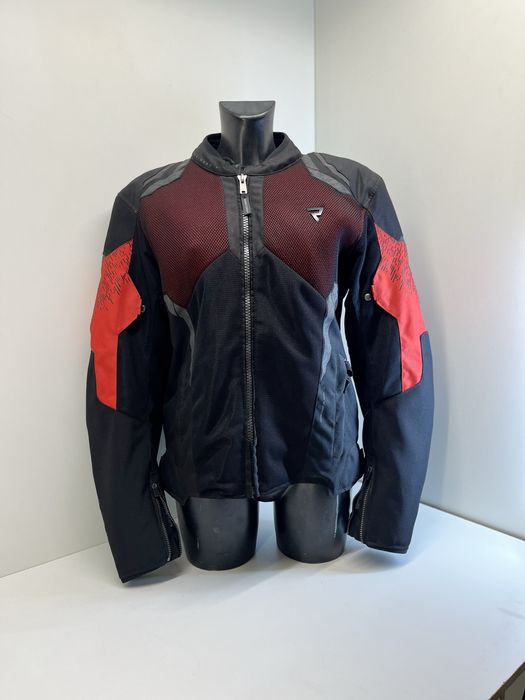 Kurtka motocyklowa tekstylna skórzana REBELHORN JAX BLACK/RED rozm. L