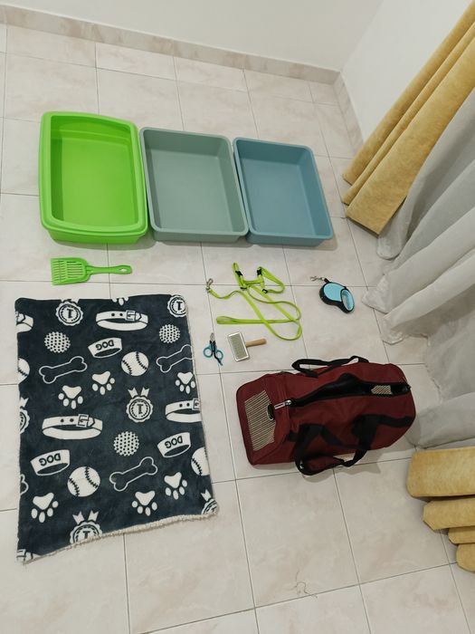 Kit de Acessórios para Coelho – Tudo em Ótimo Estado