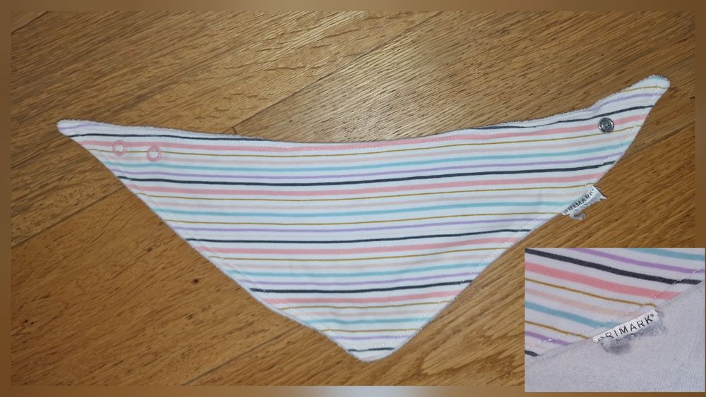 Szaliki śliniaki Zapinane na napy zestaw 5 sztuk