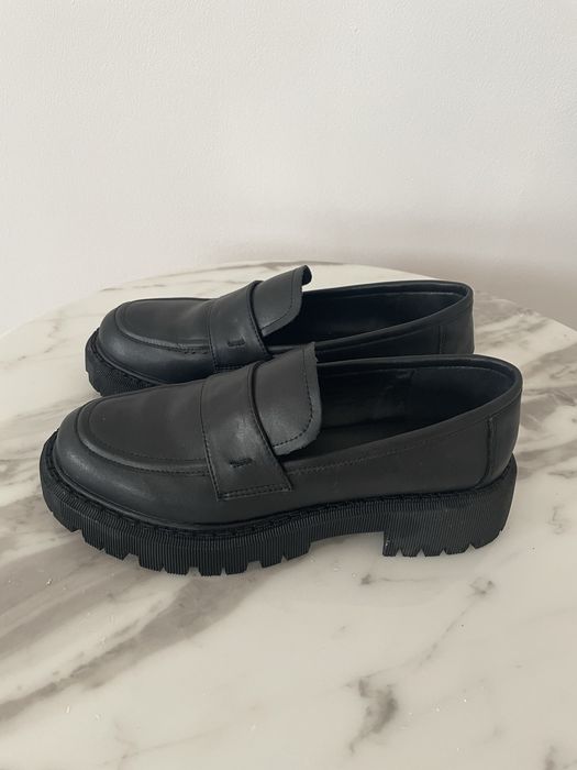 Туфлі лофери шкіряні