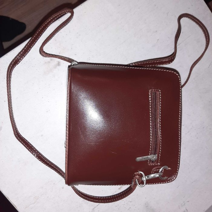 Torebka listonoszka brązowa Vera Pelle