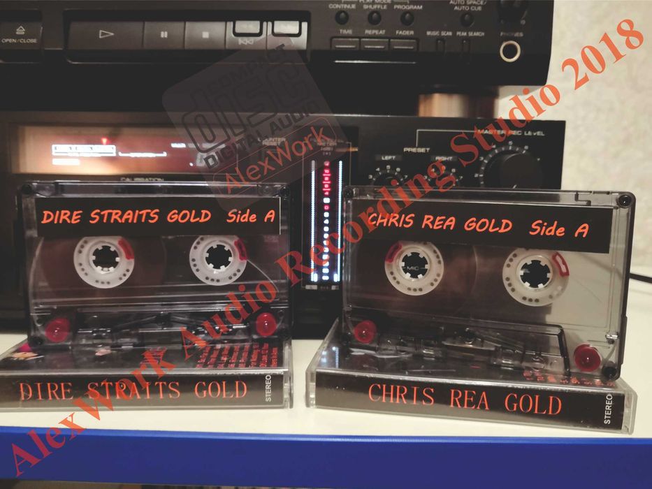 Аудиокассеты DIRE STRAITS Gold / CHRIS REA Gold