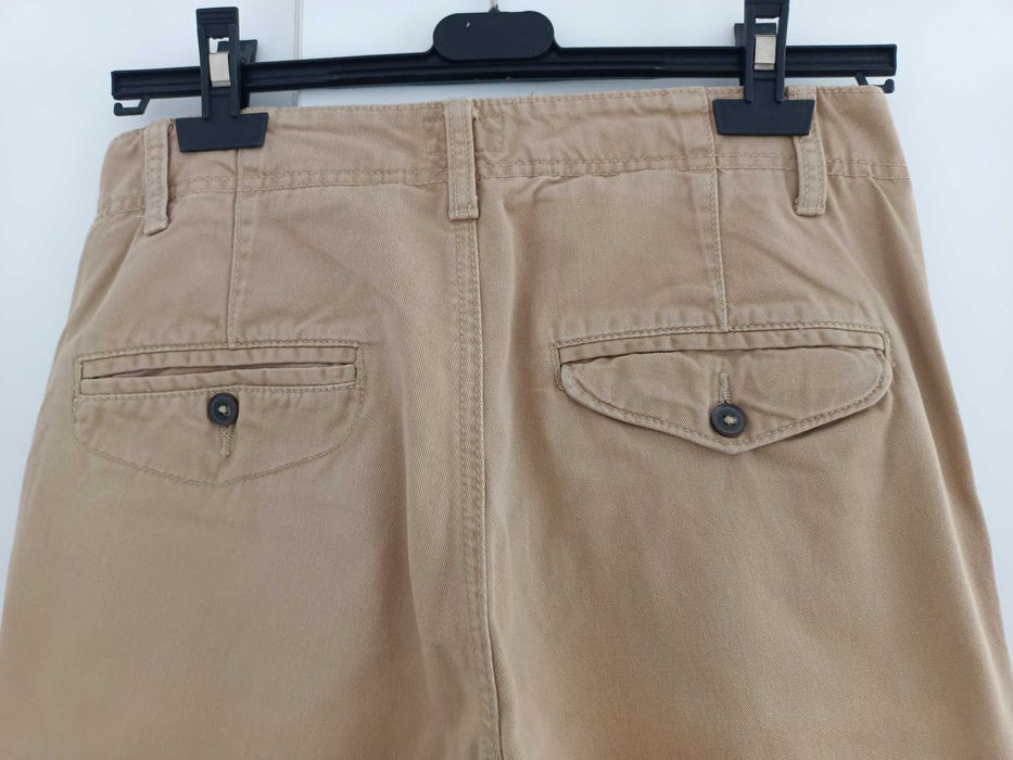 Beżowe bawełniane spodnie