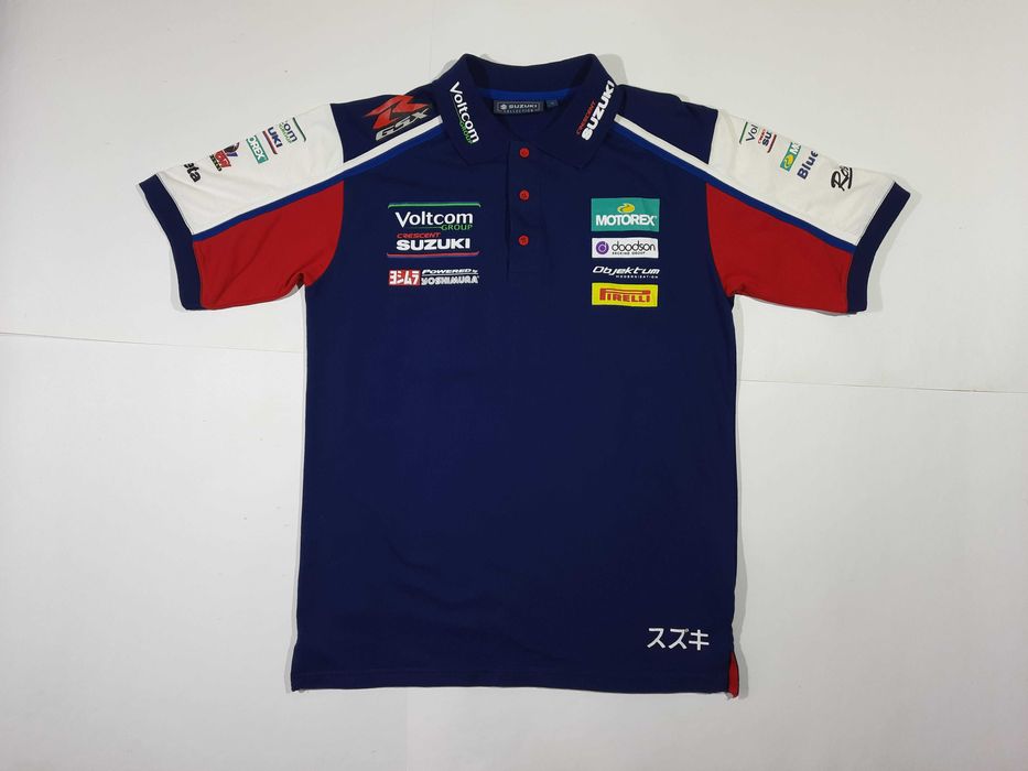 Спортивная футболка поло Suzuki Moto Racing