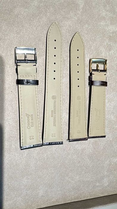 Новые, брендовые, кожаные ремешки для часов