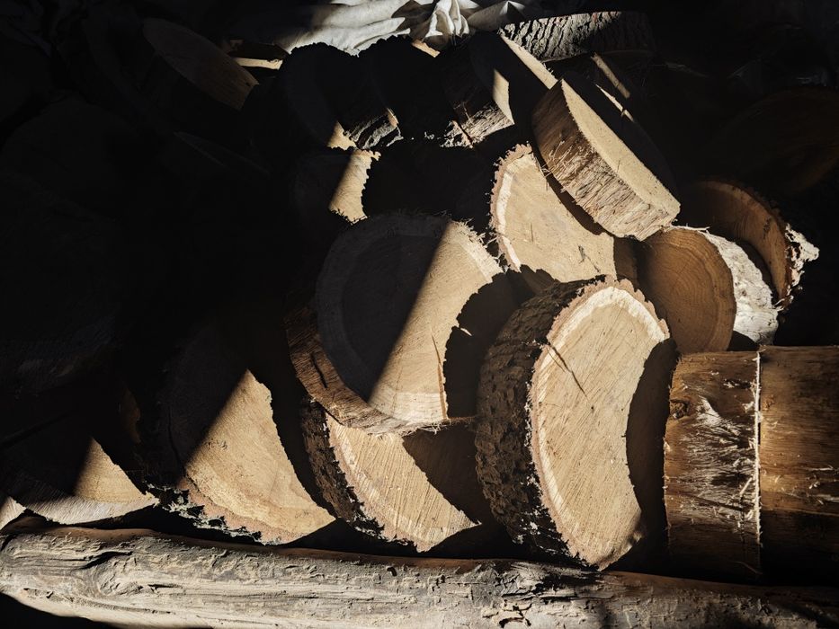 Plastry drewna dąb suche/sezonowane