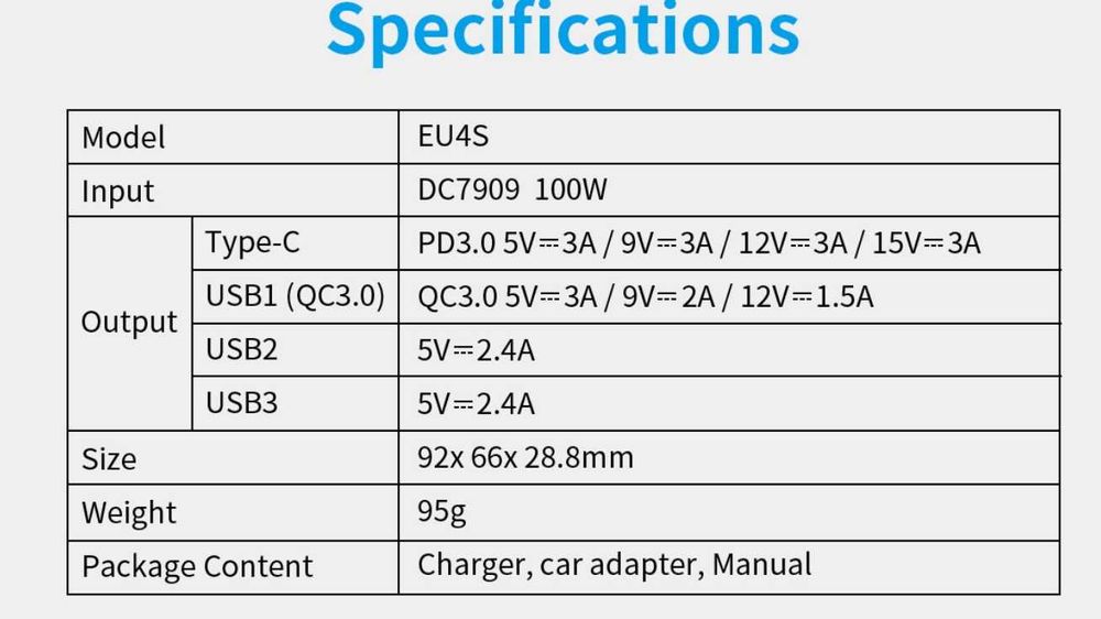 Зарядний пристрій XTAR EU4S для авто або сонячних панелей