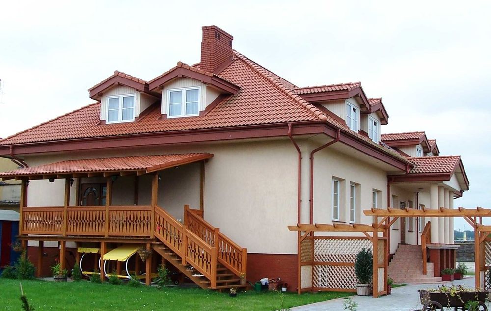 piękny dom z ogrodem