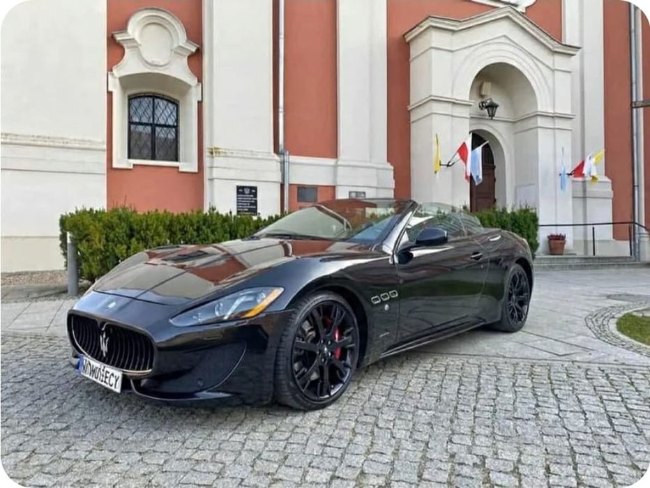 Samochody Maserati Levante ,  Granturismo Cabrio ,Ghibli auta do ślubu