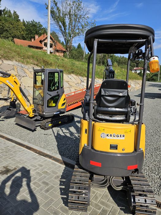 Koparka Minikoparka 2 T KRÜGER-YANMAR 374F V5 EX20,Hengli Hydraulic®