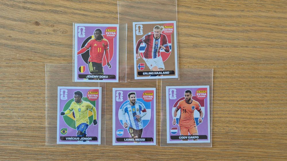 Lote de 5 Extra Stickers Panini FIFA 2026