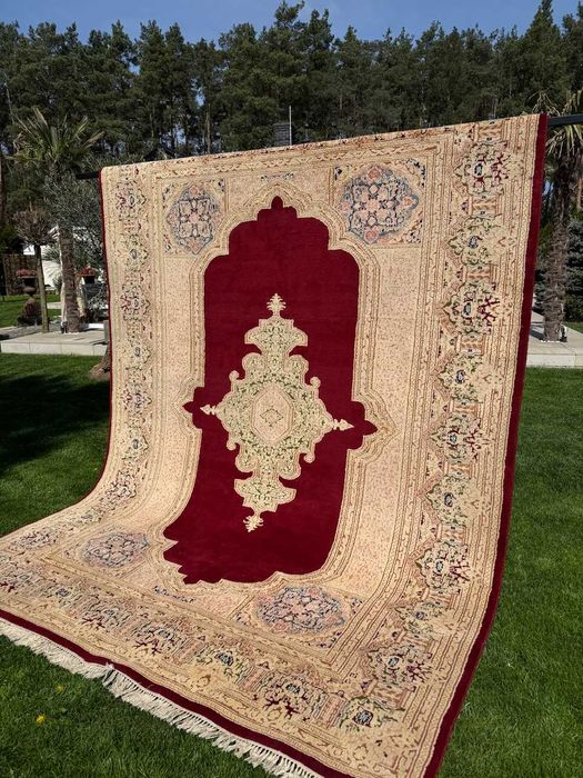 Kaszmirowy dywan perski Indo KIRMAN KERMAN 360x253 galeria 19 tys