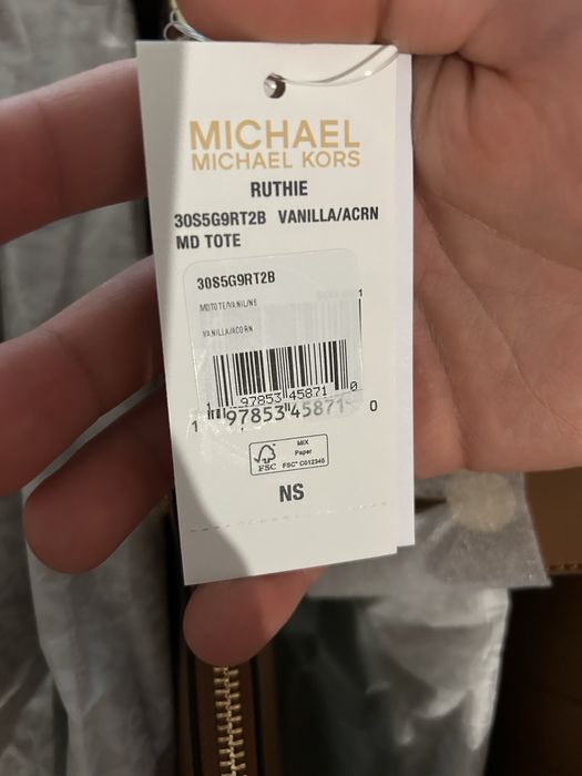 Mala Ruthie Medium Signature Logo Tote Bag Michael Kors