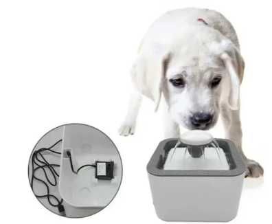 автоматична поїлка фонтан для тварин