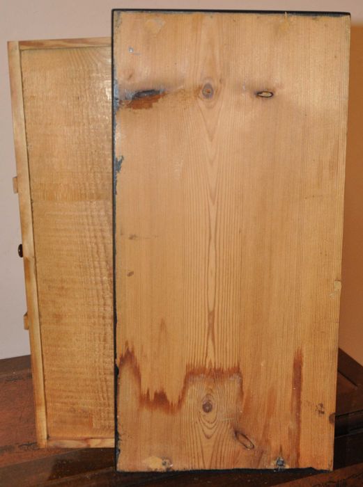 Toaletka z lustrem / lustro w stylu Biedermeier 46 cm x 38 cm x 19 cm.