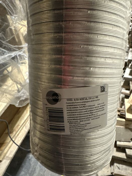 Rura elastyczna wentylacyjna 150 mm