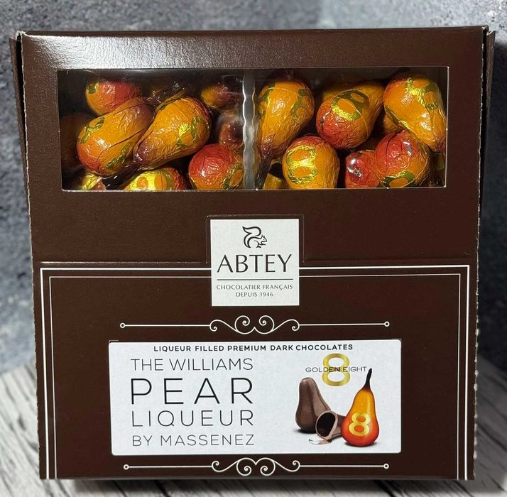 Шоколадні цукерки груша ABTEY Golden 8 Pears 700 г