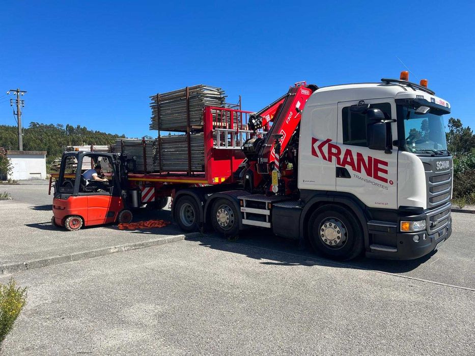 Camião grua c/semi-reboque