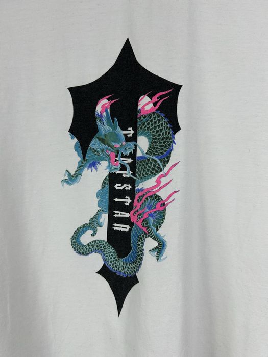 TRAPSTAR Dragon Big Logo футболка з гарним дизайном