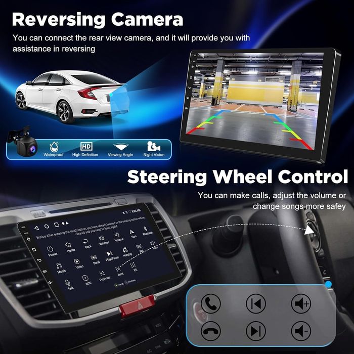 Rádio Android 9" Mercedes CarPlay WiFi GPS