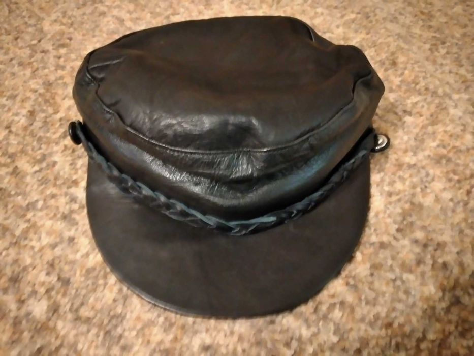 Кепи.Натуральная Кожа.р.58