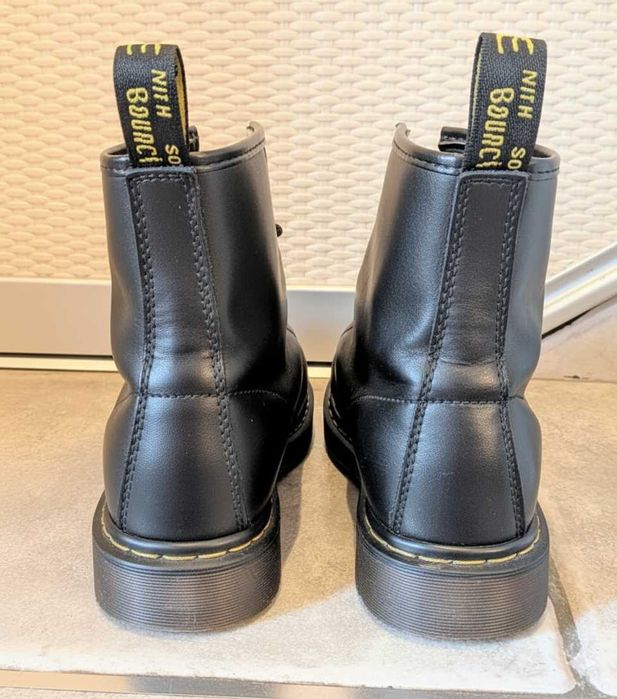 Botki glany martnesy 8 dziurek 37 czarne BDB 1460