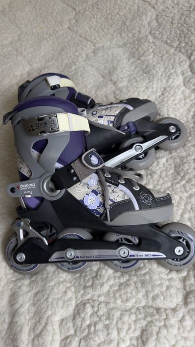 Ролики Oxelo розсувні 34–37 + повний комплект захисту + сумка