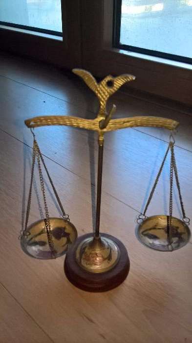 Balança de ourives.