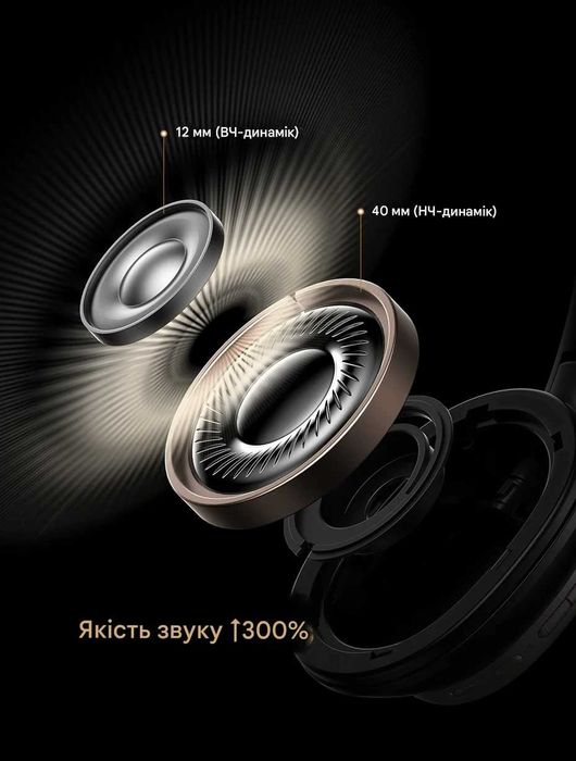 Бездротові навушники UGREEN Studio Pro 48dB ANC, Hi-Res LDAC, 120 год