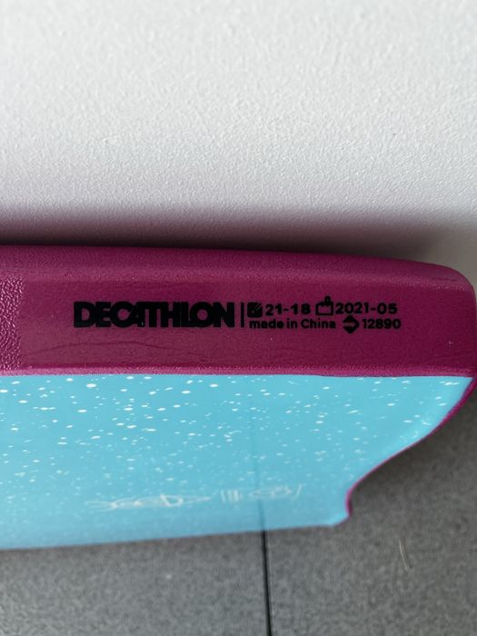 Prancha de Bodyboard Radbug / Olaian 100 com Leash de Pulso e Capa