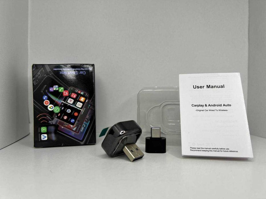 НОВИНКА 2026! Бездротовий адаптер CarPlay / Android Auto