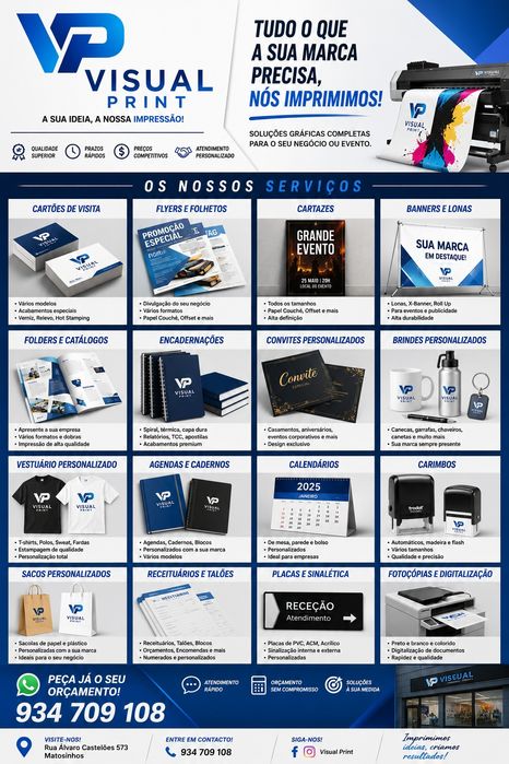 Criação gráfica para empresas e trabalhadores independentes