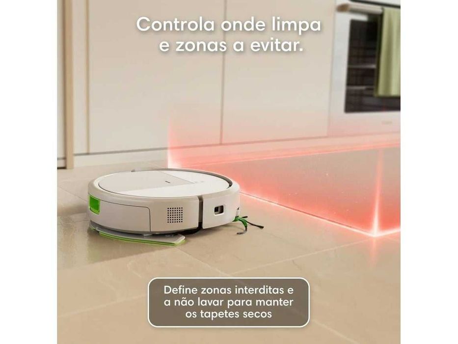 ARTIGO NOVO — Aspirador Robô iRobot Roomba 115 Combo (Autonomia: 270 min - Branco)