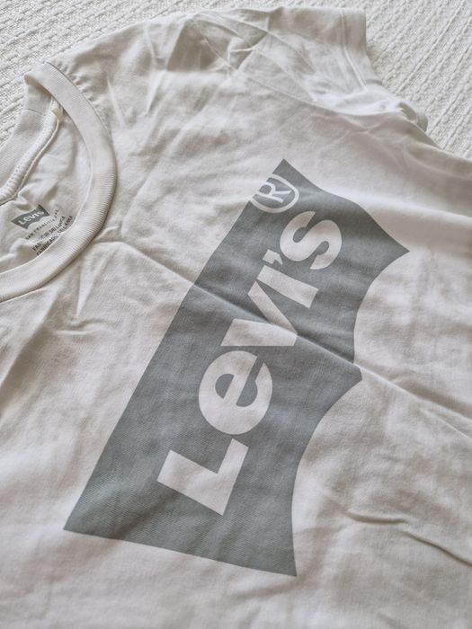 Tshirt Levis S logo tye dye bawełna basic
