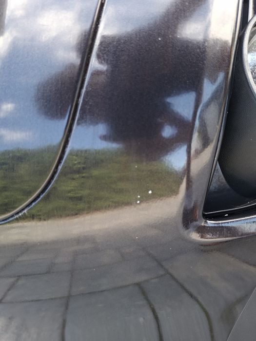 Vw touran mk1 03-06 zderzak przod przedni czarny lc9z