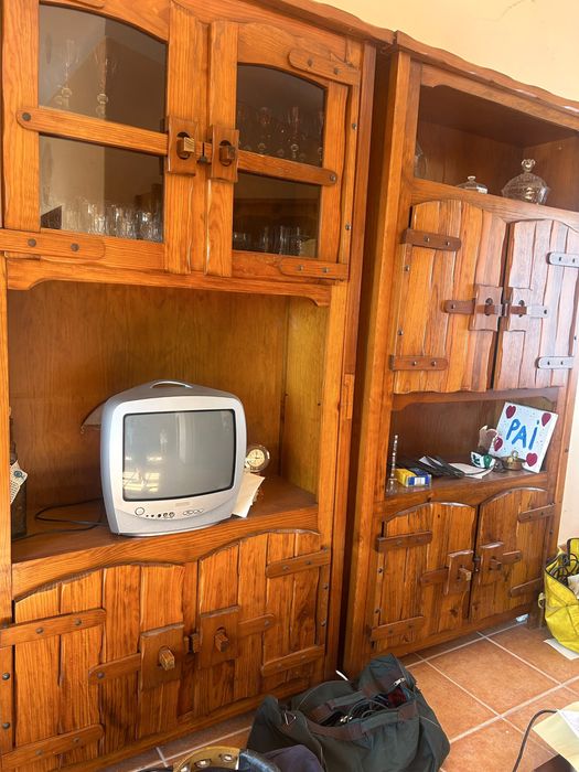 Moveis de sala em pinho maciço