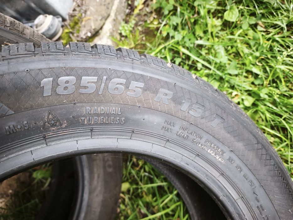 Opony zimowe 2 sztuki 185/65R15