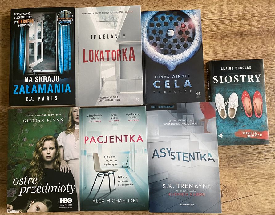 7 doskonałych thrillerów - stan bdb