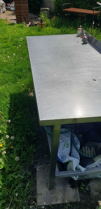 Stol masarski gastronomiczny ze stali nierdzewnej